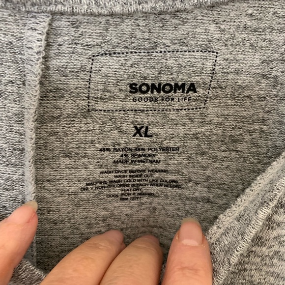 NWT SONOMA TIE DYE STYLE SWEATER. - Picture 3 of 4